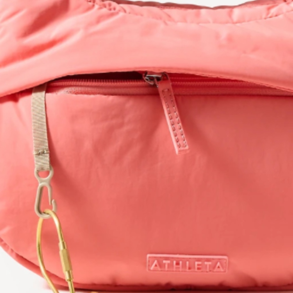 Athleta SMALL Mimosa Pink All About Crossbody Hobo Bag - Picture 3 of 3